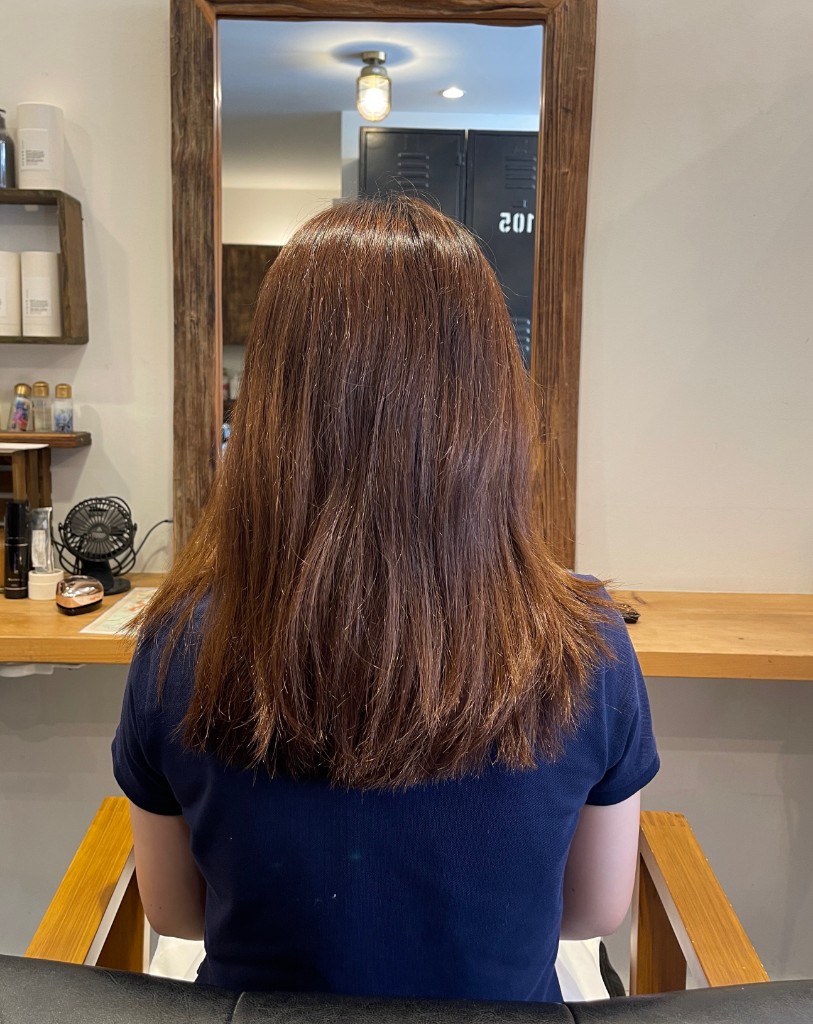 ③美髪gloss縮毛矯正 施術前
